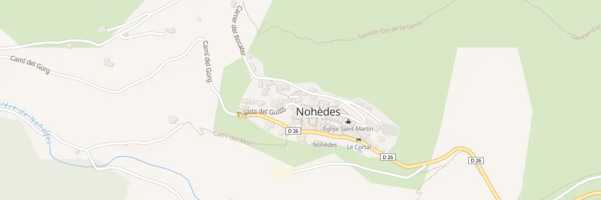 Plan du 19 Rue Pujada Del Guillo à Nohèdes