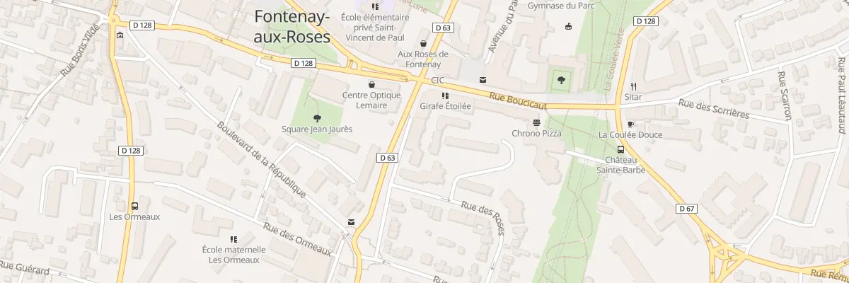 Plan du 7 Rue Antoine Petit à Fontenay-aux-Roses
