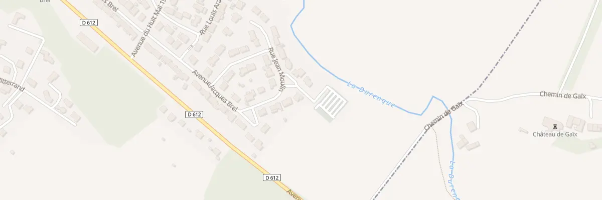Plan du 8 Rue Jean Moulin à Lagarrigue