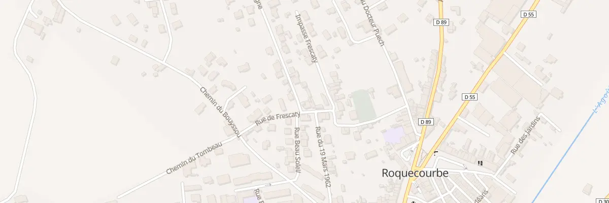 Plan du 16 Rue de Frescaty à Roquecourbe