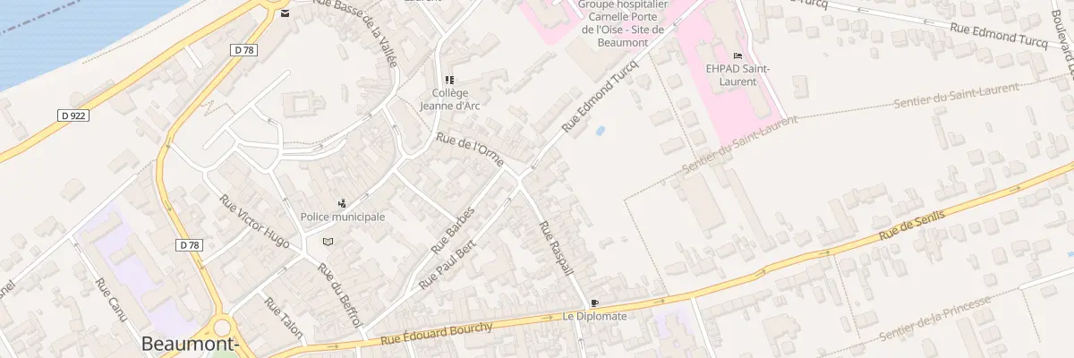 Plan du 9 Pl Jean Jaurès à Beaumont-sur-Oise
