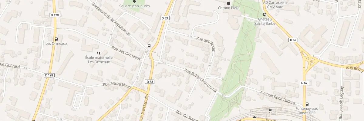 Plan du 7 Rue Robert Marchand à Fontenay-aux-Roses