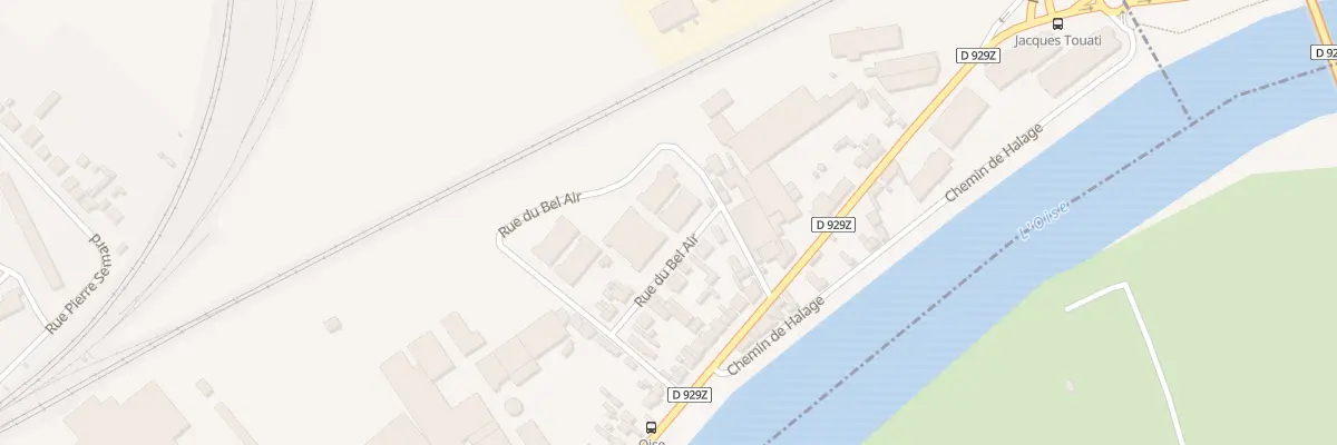 Plan du 14 Rue du Bel Air à Persan