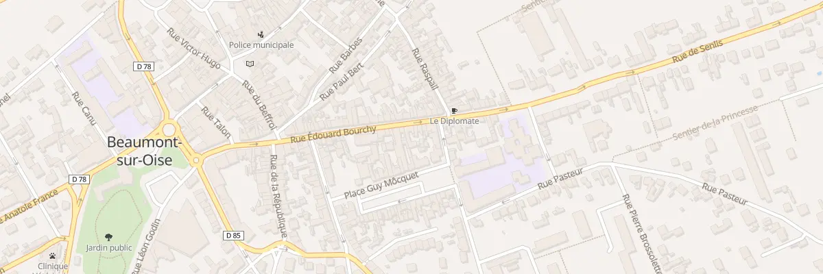 Plan du 28 Rue Edouard Bourchy à Beaumont-sur-Oise