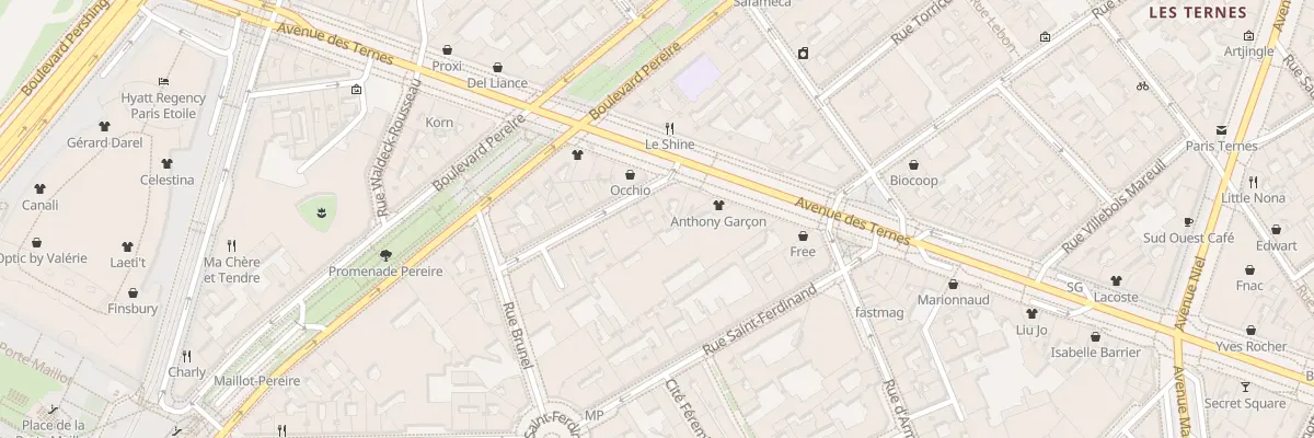 Plan du 3 Rue Labie à Paris 17e Arrondissement