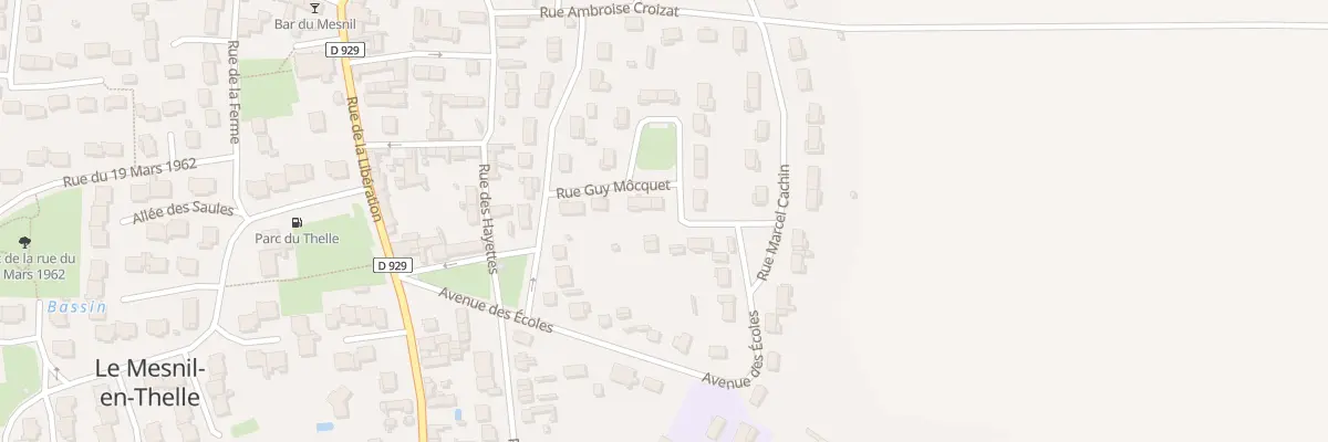 Plan du 9 Rue Guy Mocquet au Mesnil-en-Thelle