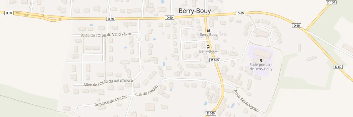 Plan du 23 All des Marronniers à Berry-Bouy