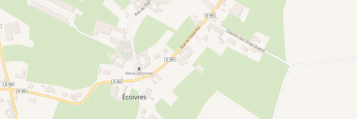 Plan du 18 Rue de Saint Pol à Écoivres