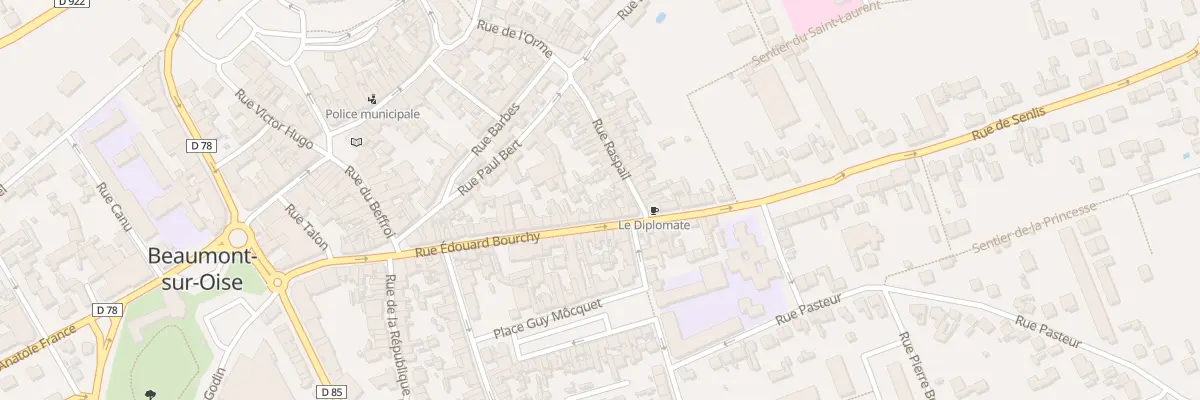 Plan du 47 Rue Edouard Bourchy à Beaumont-sur-Oise
