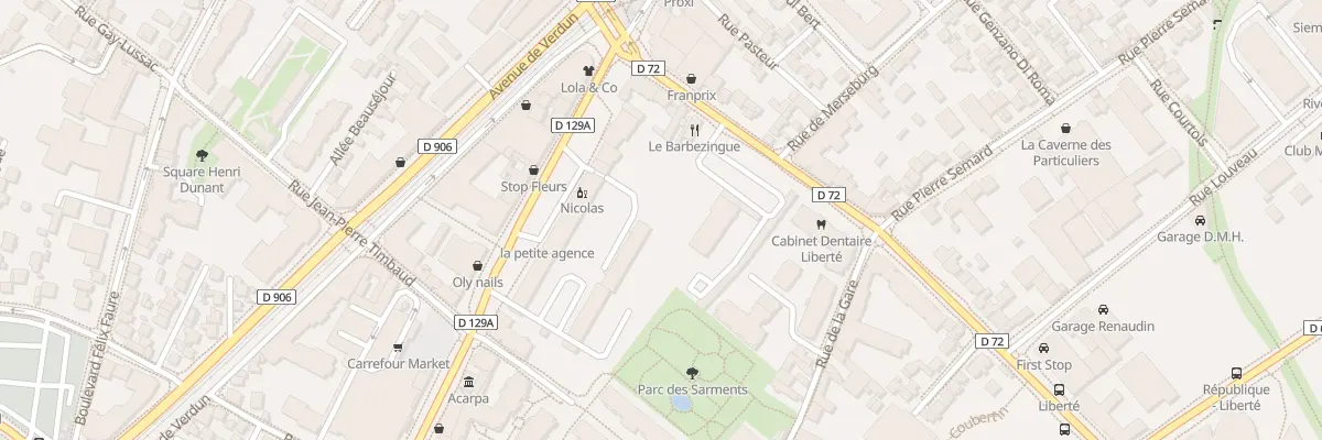 Plan du 9 Rue Gabriel Péri à Châtillon