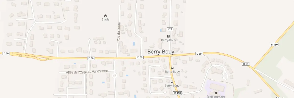 Plan du 4 Rue du Stade à Berry-Bouy