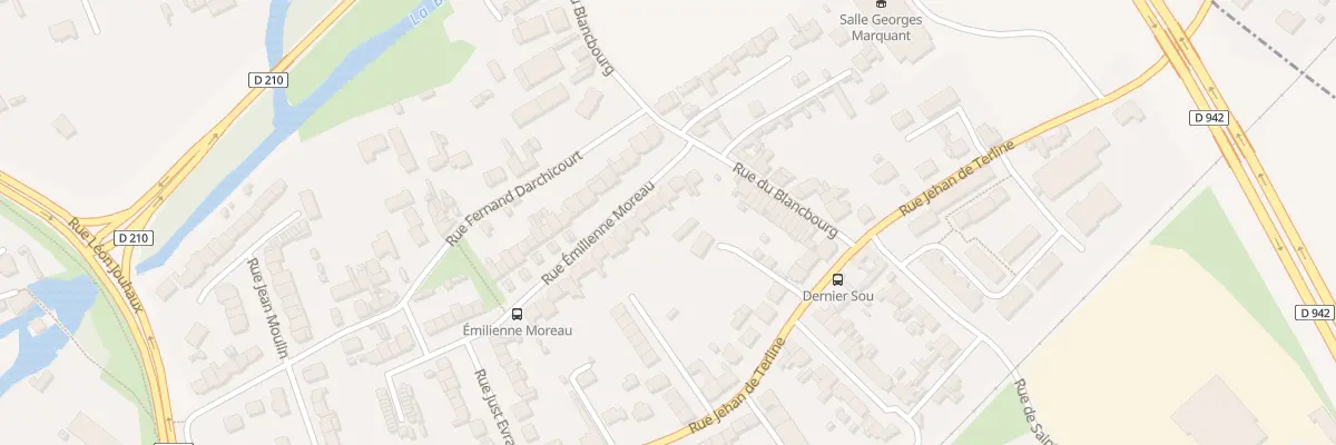 Plan du 7 Rue Emilienne Moreau à Blendecques