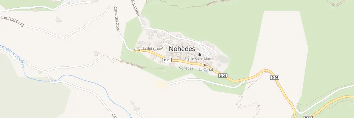 Plan du 30 Le Village à Nohèdes