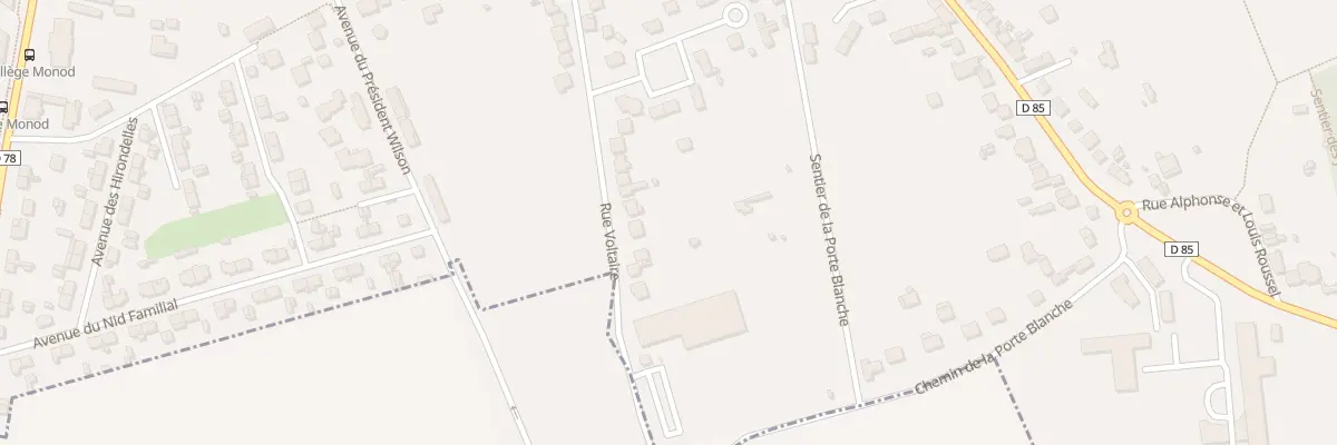 Plan du 51B Rue Voltaire à Beaumont-sur-Oise