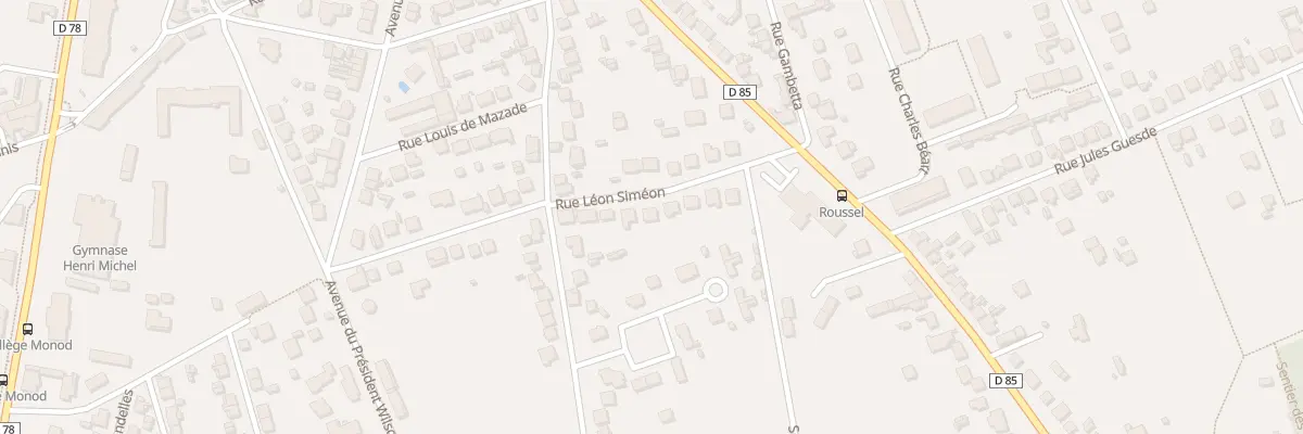 Plan du 11 Rue Léon Siméon à Beaumont-sur-Oise