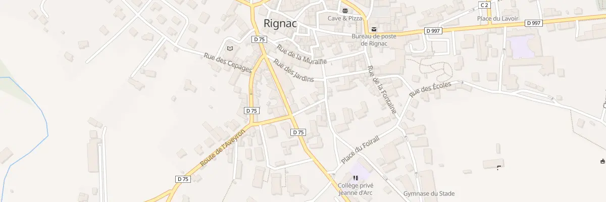 Plan du 3 Rue du Barry à Rignac