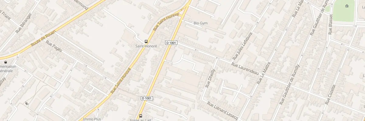 Plan du 121 Rue de Paris à Amiens