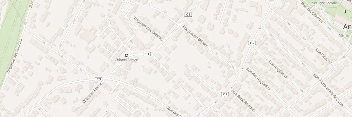 Plan du 29 Rue du Colonel Fabien à Antony