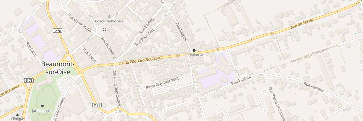 Plan du 34 Rue Edouard Bourchy à Beaumont-sur-Oise