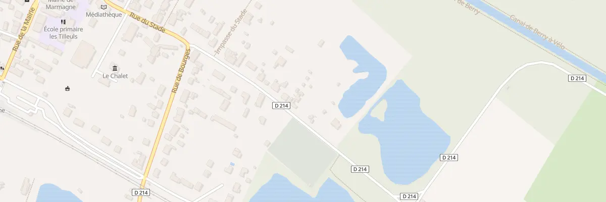 Plan du 57 Rue du Stade à Marmagne