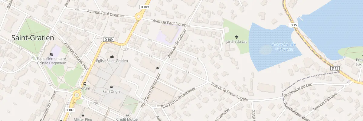 Plan du 4 Av de Catinat à Saint-Gratien