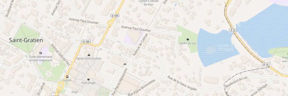 Plan du 6 Av de Catinat à Saint-Gratien