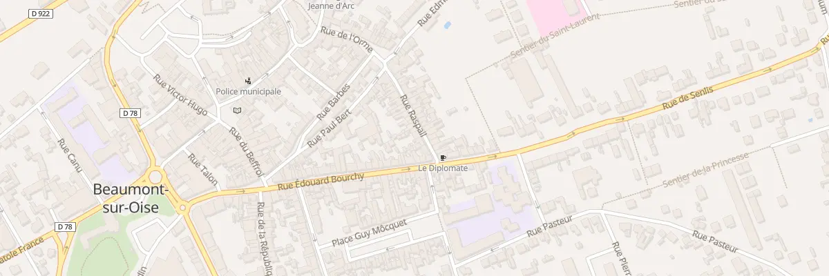 Plan du 30 Rue Raspail à Beaumont-sur-Oise