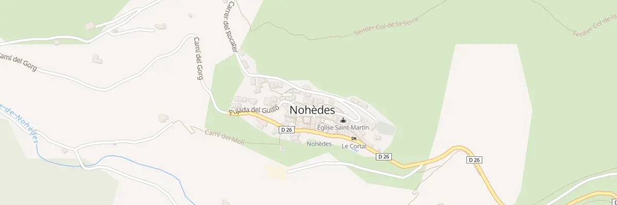Plan du 17 Le Village à Nohèdes