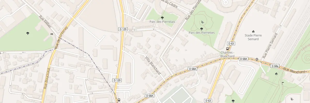 Plan du 7 Rue des Pierrettes à Châtillon