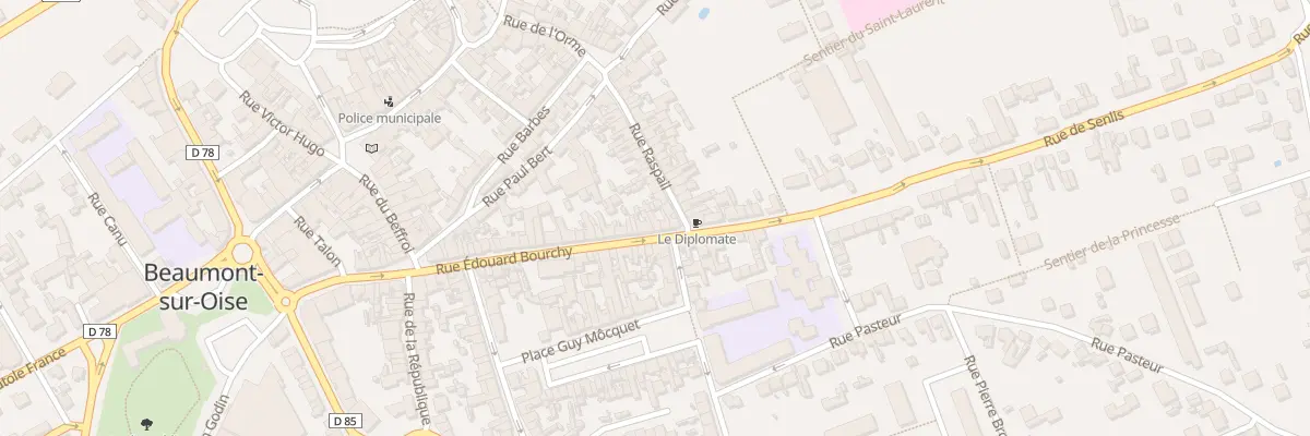 Plan du 49 Rue Edouard Bourchy à Beaumont-sur-Oise