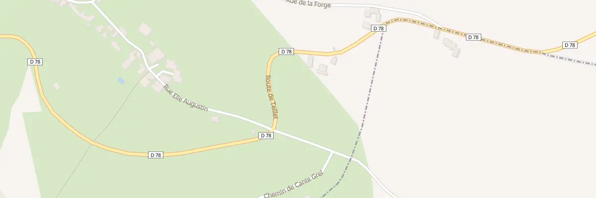 Plan du 4408 Rte de Teillet à Pampelonne