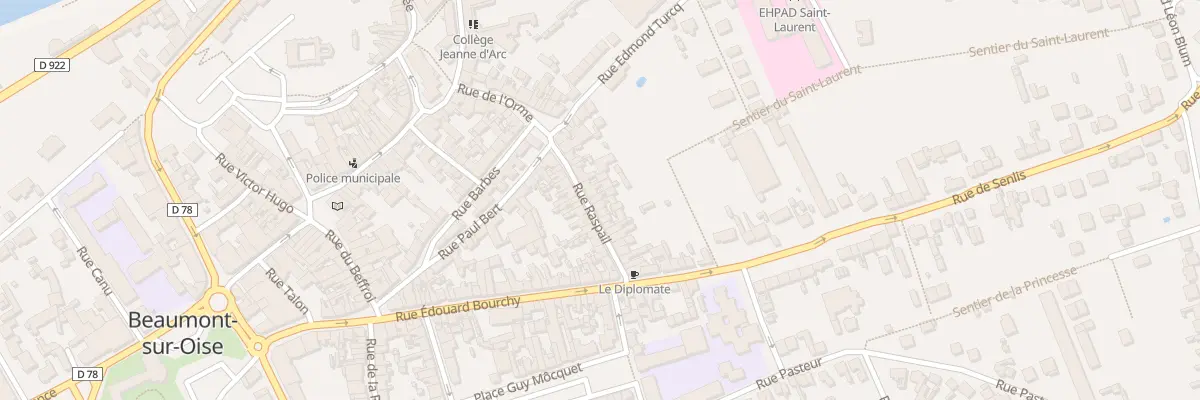 Plan du 15 Rue Raspail à Beaumont-sur-Oise