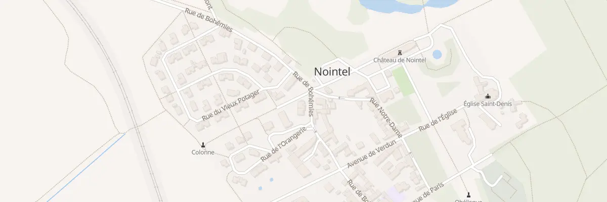 Plan du 21 Rue des Bohémies à Nointel