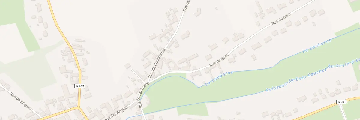 Plan du 76 Rue de Rons à Ecques