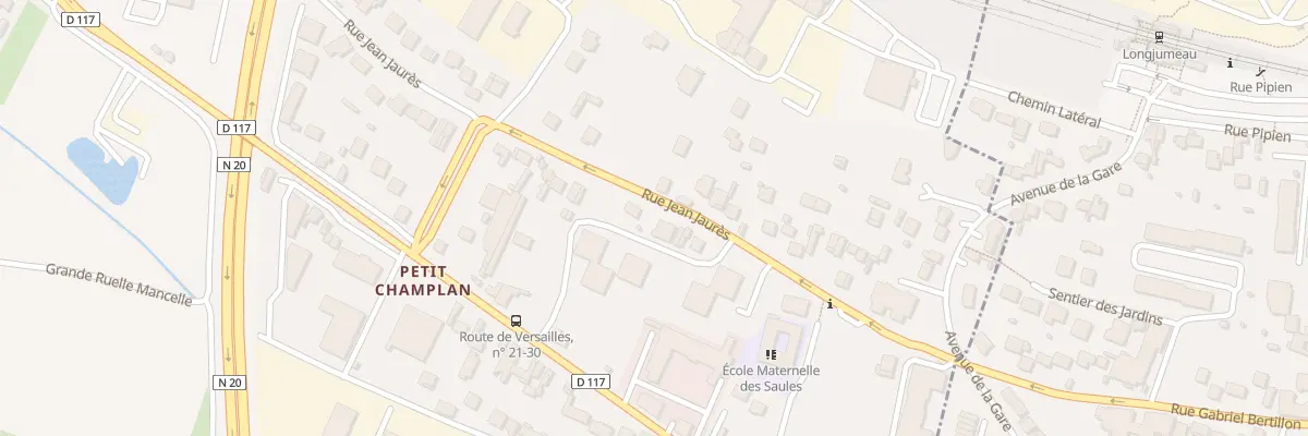 Plan du 27 Rue Jean Jaurès à Champlan