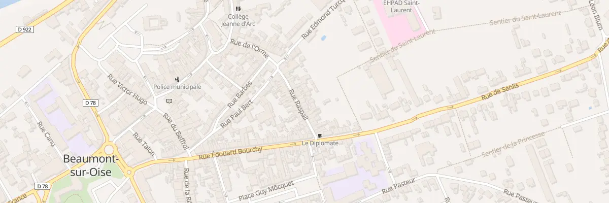 Plan du 17 Rue Raspail à Beaumont-sur-Oise