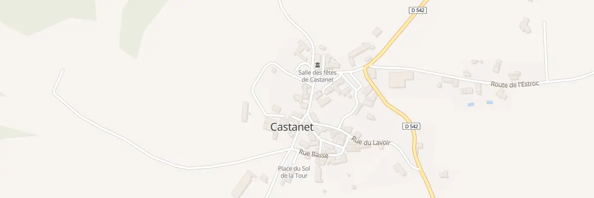 Plan du 5304 Castanet à Castanet