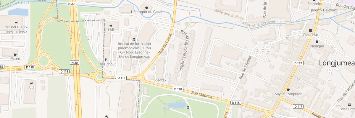 Plan du 27 Rue du Capitaine Dreyfus à Longjumeau