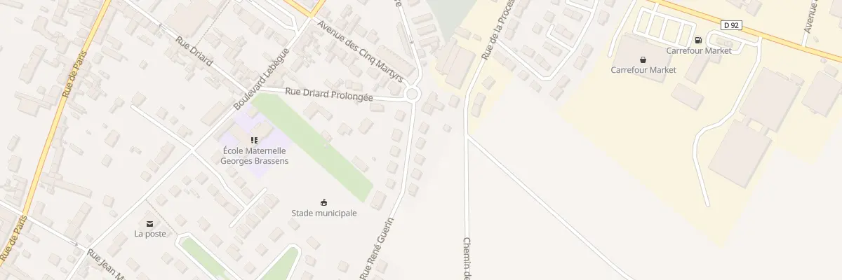 Plan du 3 Rue René Guérin à Neuilly-en-Thelle