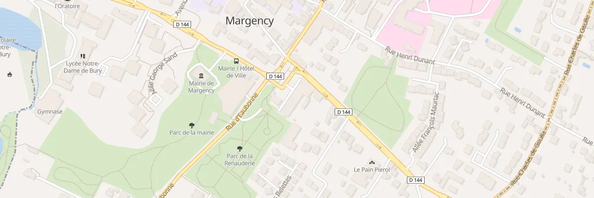 Plan du 7 Av Georges Pompidou à Margency