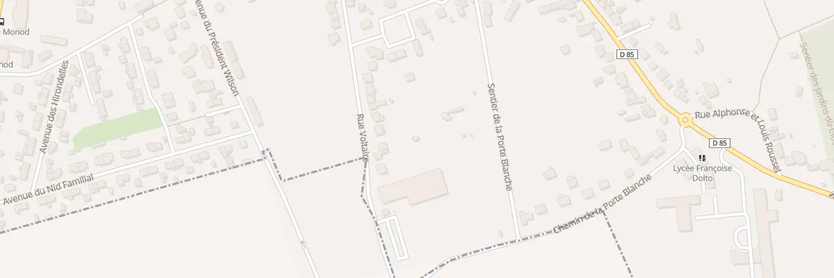 Plan du 55 Rue Voltaire à Beaumont-sur-Oise