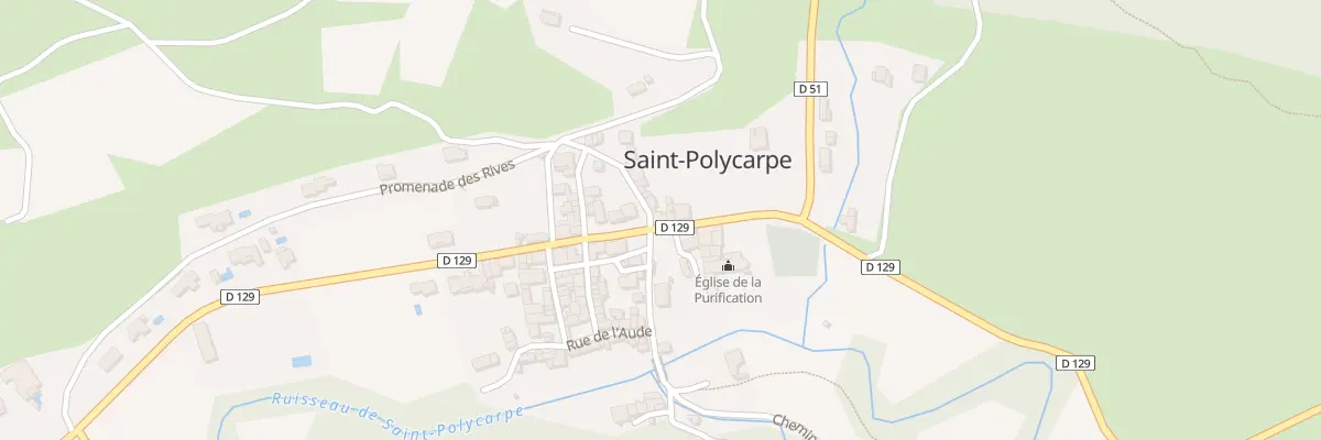 Plan du 40 Le Village à Saint-Polycarpe