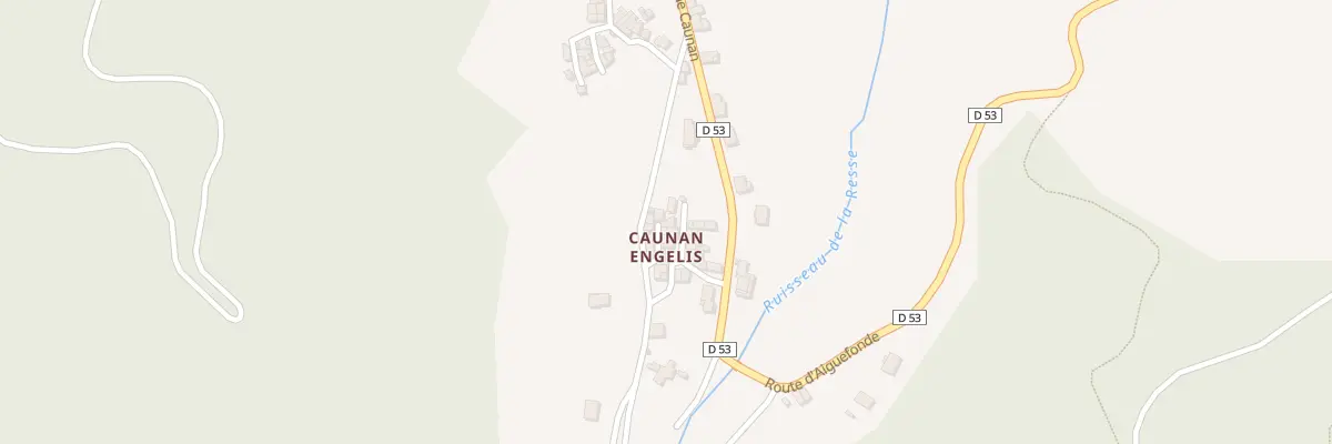 Plan du 75 Pl de Caunan - en Gélis à Labruguière