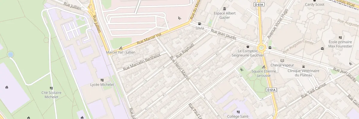 Plan du 38B Rue Raphaël à Vanves