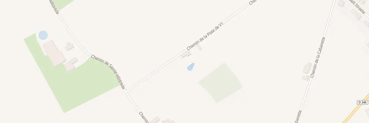 Plan du 35 Che de la Piste de V 1 à Volckerinckhove