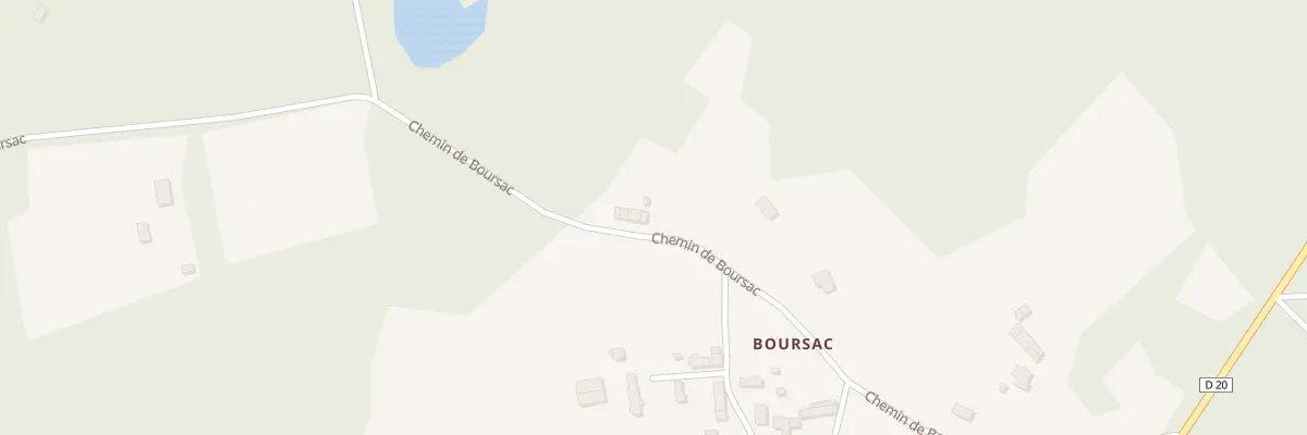 Plan du 28 Che de Boursac à Allogny