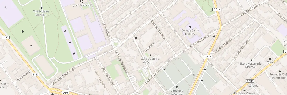 Plan du 11 Rue Solférino à Vanves