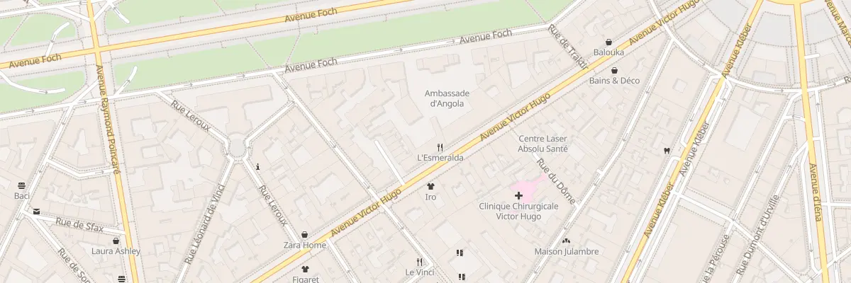 Plan du 38 Av Victor Hugo à Paris 16e Arrondissement