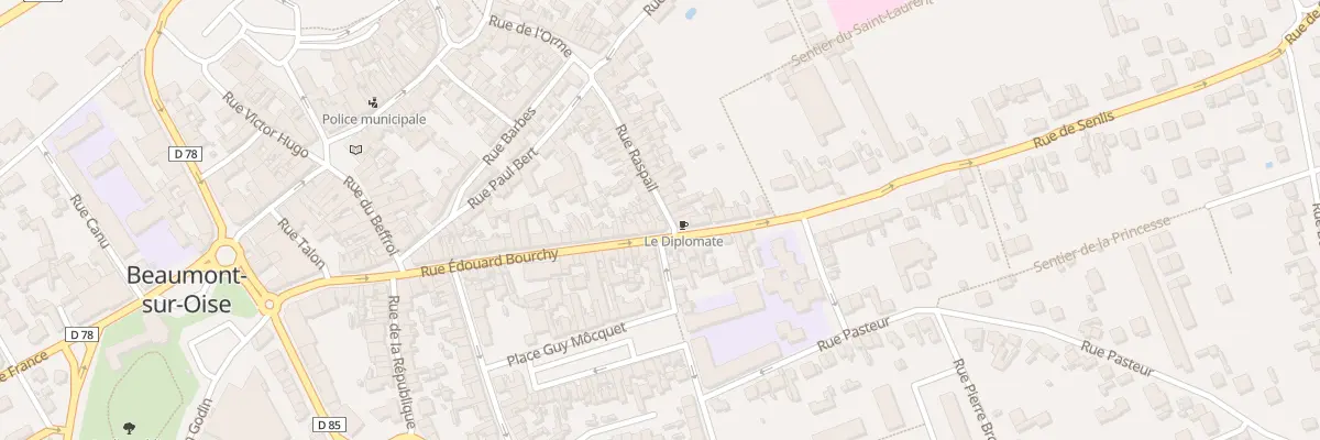 Plan du 34 Rue Raspail à Beaumont-sur-Oise