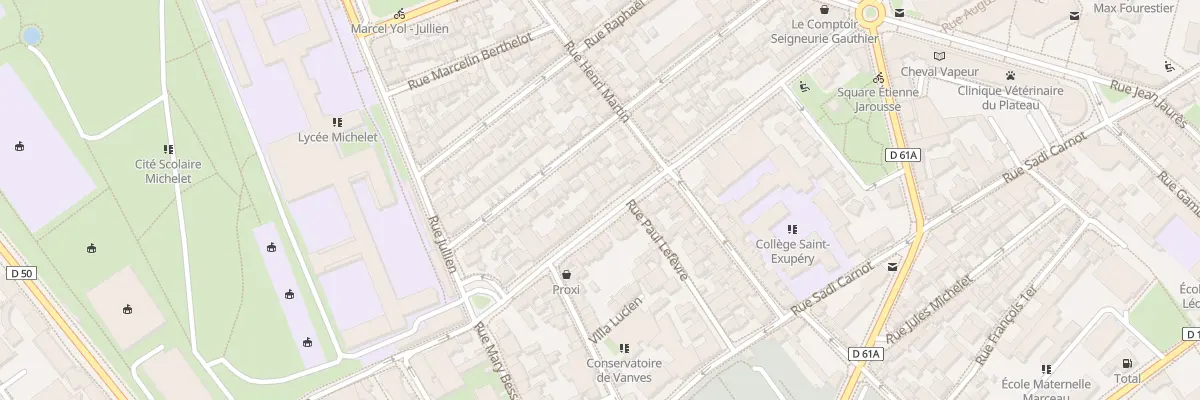 Plan du 33 Av Victor Hugo à Vanves